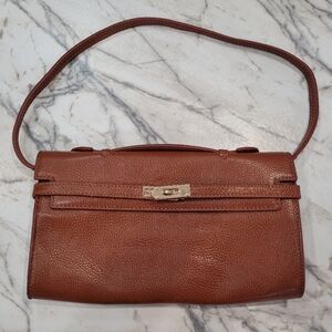 Zenith cognac brown purse
